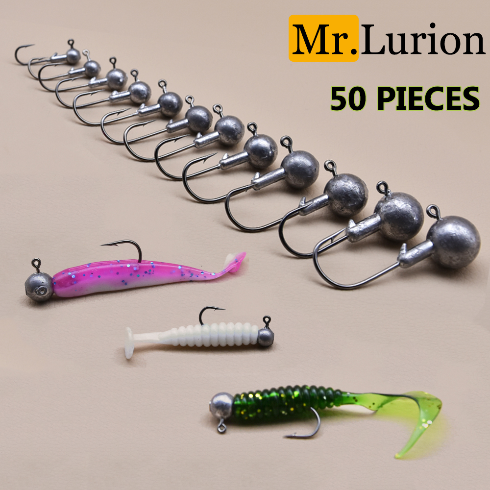 Fishing Hook Weedless - MrLurion 50 szt. główek jigowych 1g-28g