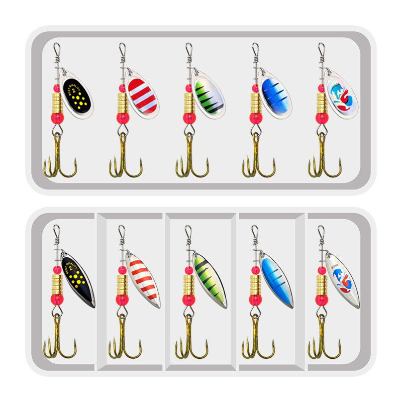 Fishing Hook Treble - Przynęta wędkarska Spinner Łyżki obrotowe 10