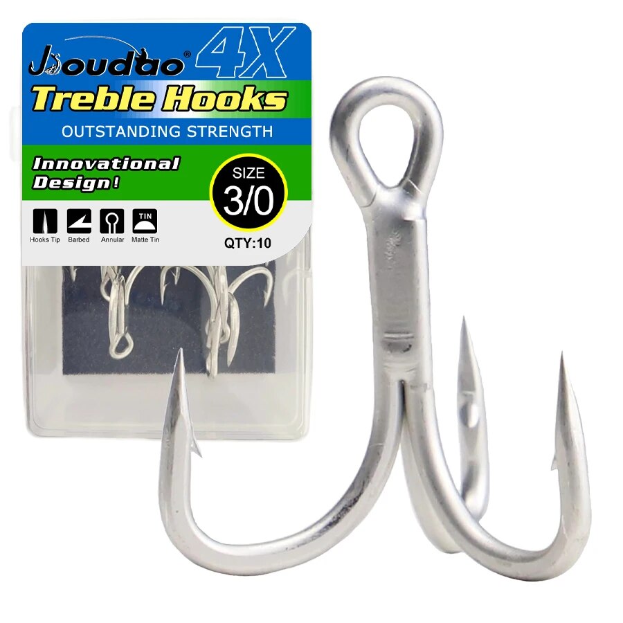 Fishing Hook Barbless - Haczyki wędkarskie ze stali wysokowęglowej 4X