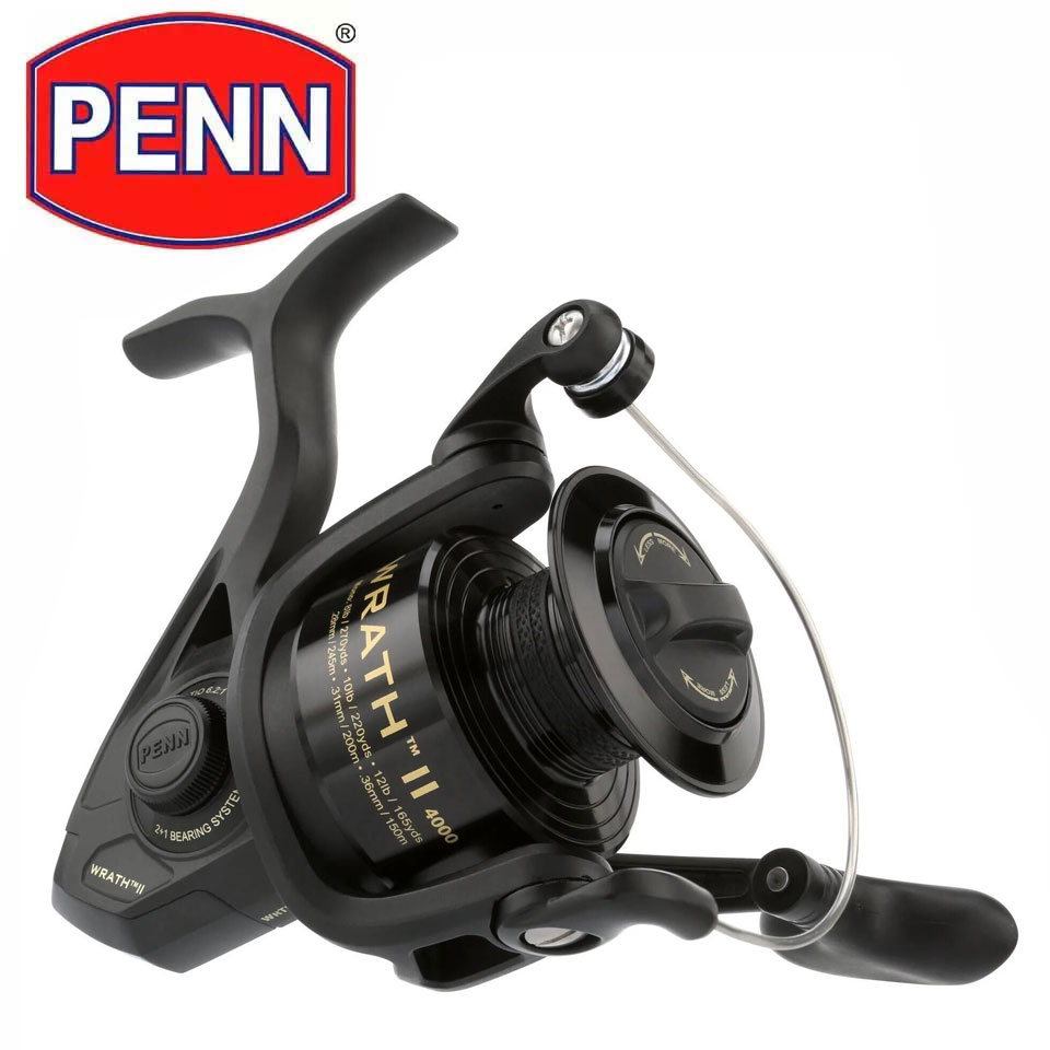 Daiwa Reel Bg - Kołowrotek spinningowy PENN WRATH II 2500-8000