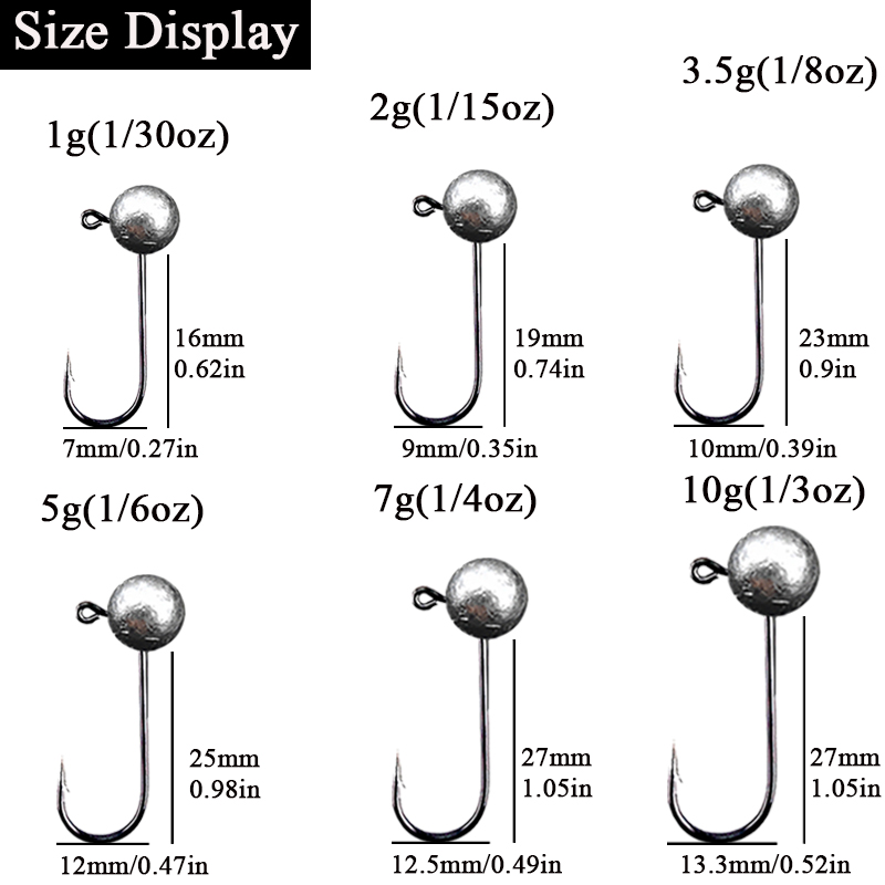 10 sztuk/partia główka jigowa  – Fishing Hook Barbless recenzja i cena