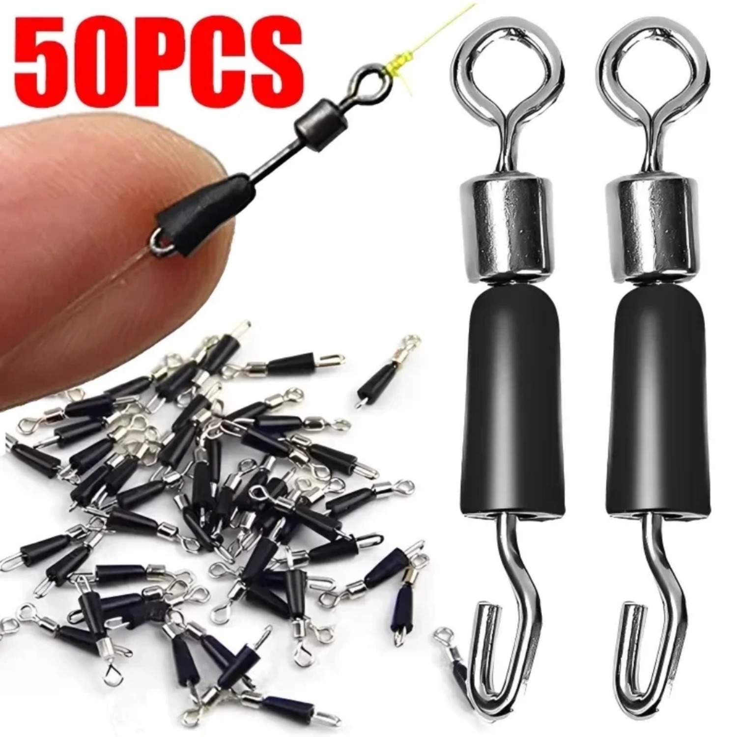 50 szt. Krętliki do szybkiej w – Fishing Hook Jig recenzja i cena