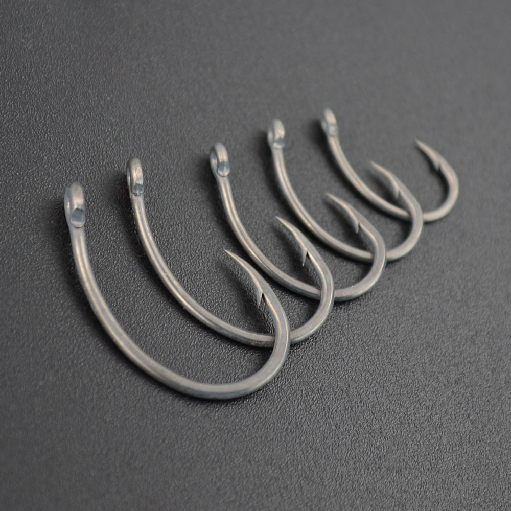 Hirisi 100 szt. haczyków karpi – Fishing Hook Barbless recenzja i cena
