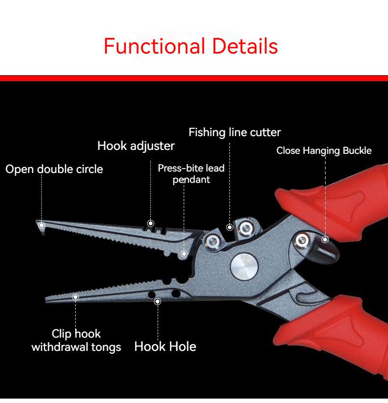 Precyzyjne szczypce Luya Wielo – Fishing Hook Stainless Steel recenzja i cena