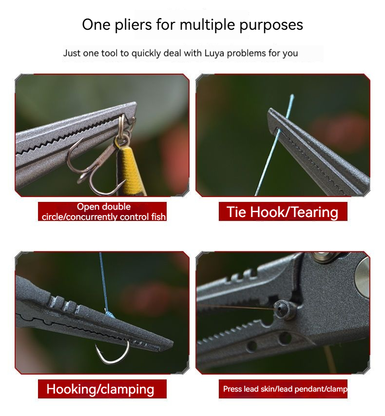 Precyzyjne szczypce Luya Wielo – Fishing Hook Stainless Steel recenzja i cena