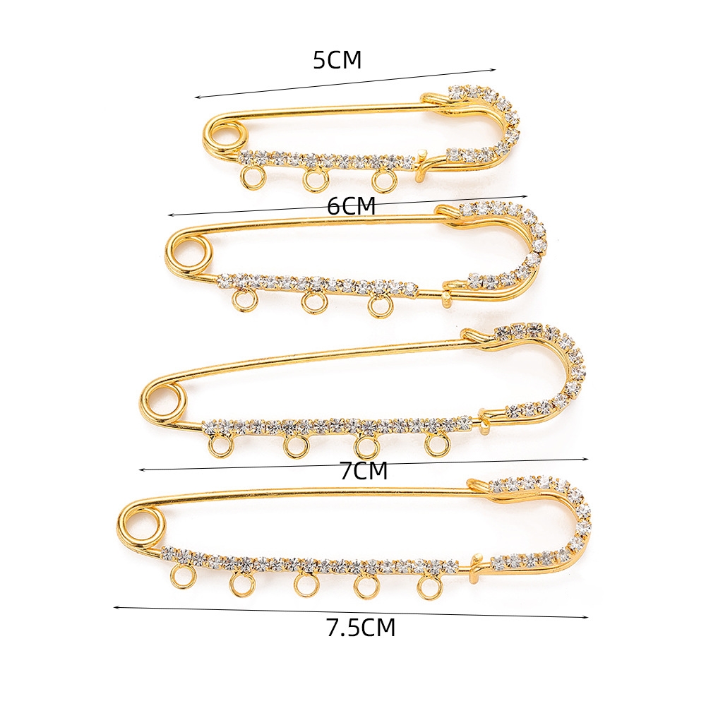 5 szt. broszek z dżetami, agra – Fishing Hook Size recenzja i cena