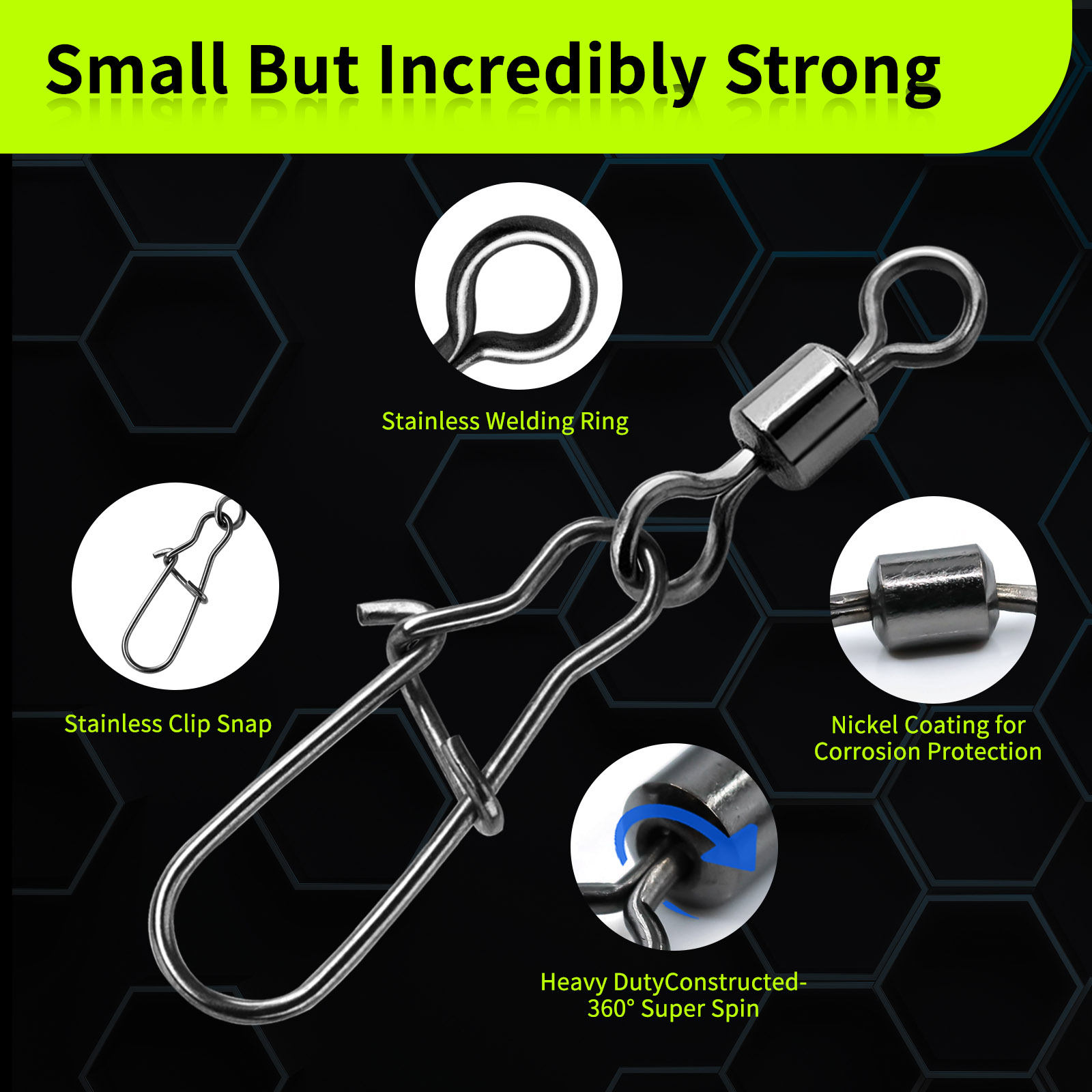 Duo-Lock Snap Swivels 50 ~ 200 – Fishing Hook Circle recenzja i cena