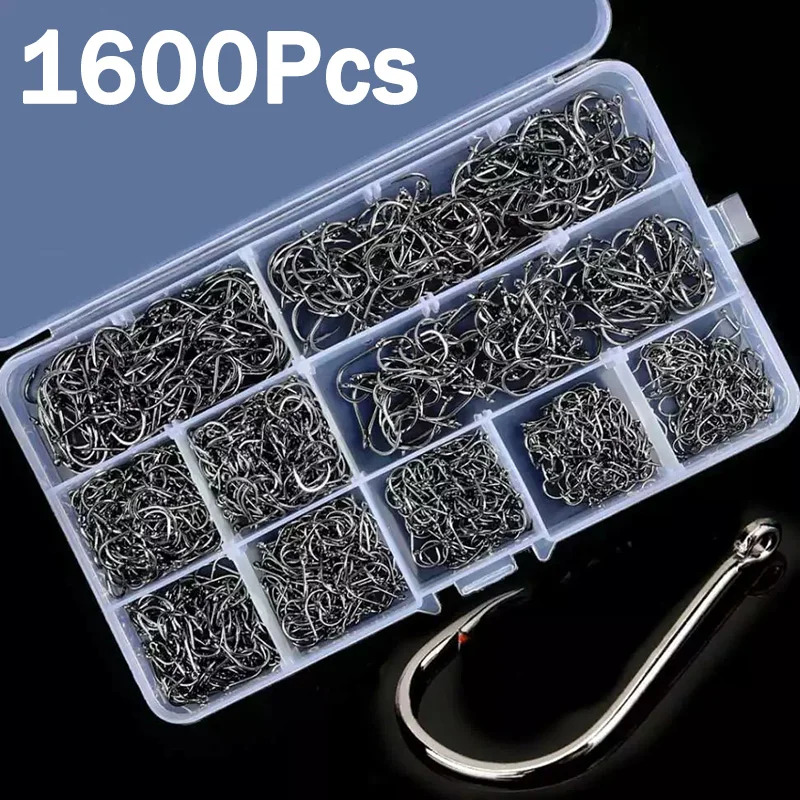50-1600 szt./pudełko Haczyki w – Fishing Hook Barbless recenzja i cena