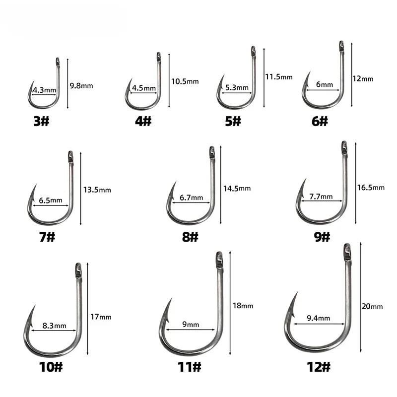 50-1600 szt./pudełko Haczyki w – Fishing Hook Barbless recenzja i cena