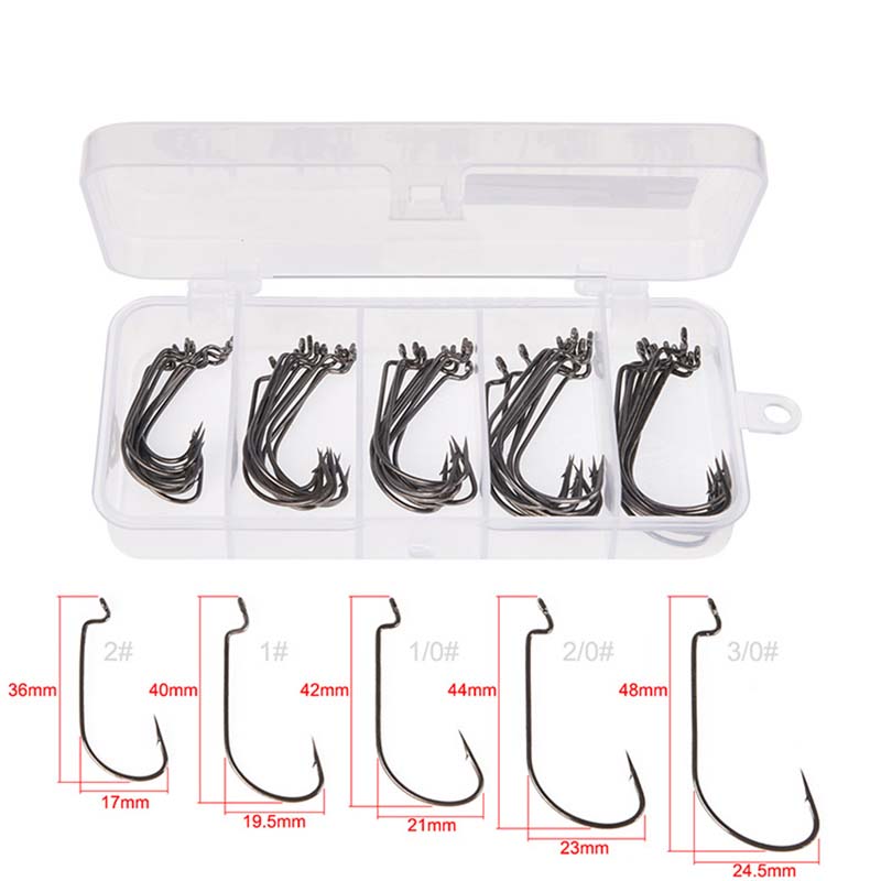 50 sztuk/pudełko Haczyki wędka – Fishing Hook Jig recenzja i cena