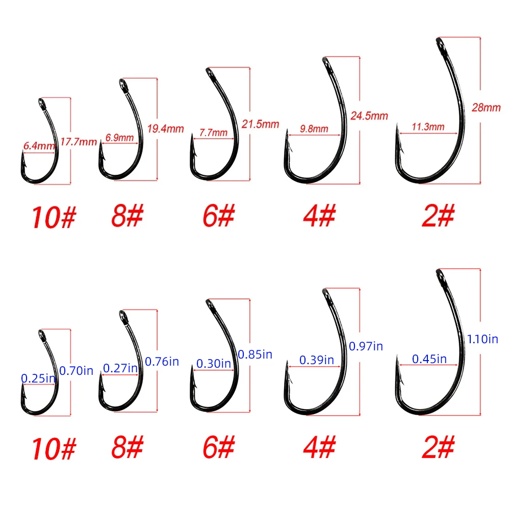 100 szt. Powłoka ze stali nier – Fishing Hook Assortment recenzja i cena