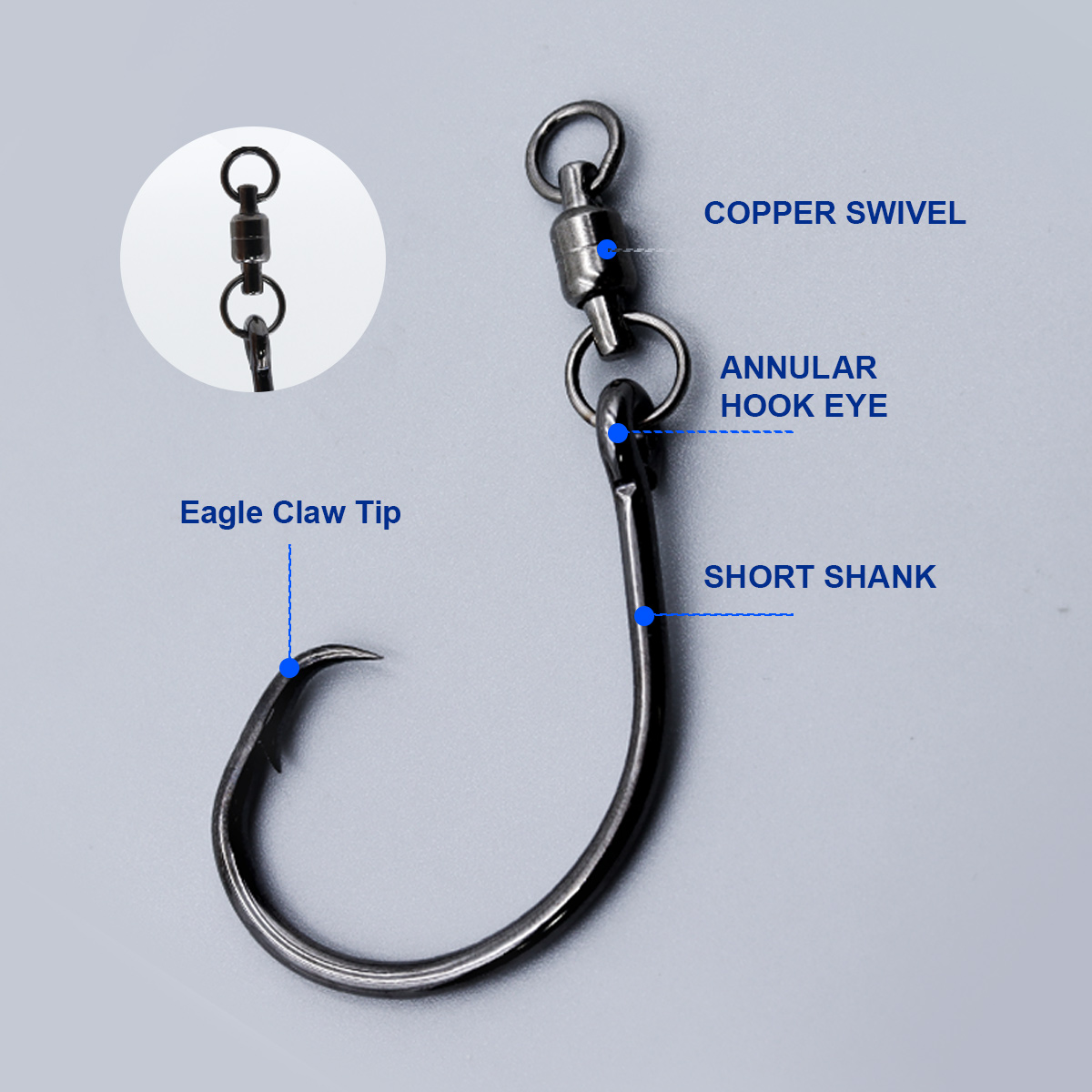 ZYZHE 3/6/9 szt. Haczyki okrąg – Fishing Hook Circle recenzja i cena