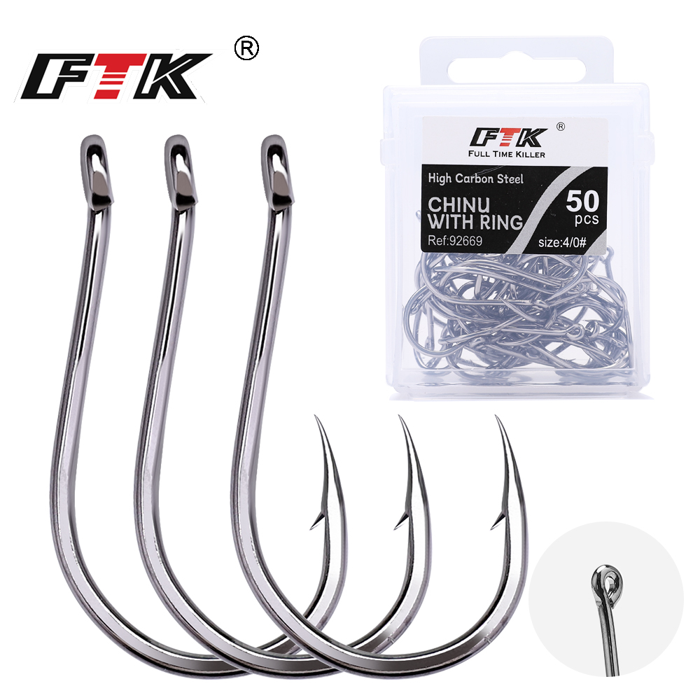 FTK 50-100 sztuk/pudło haczyk  – Fishing Hook Circle recenzja i cena